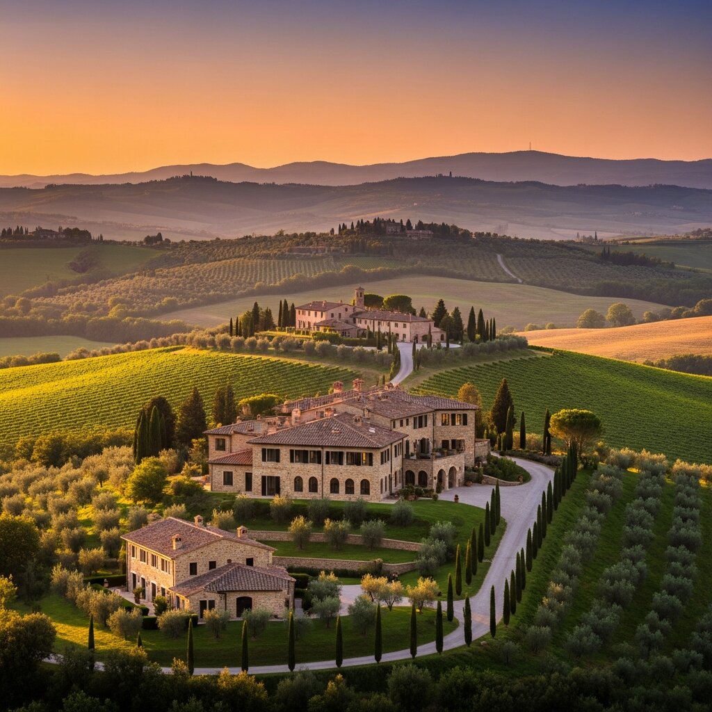 Top Regions to Find Luxury Mansions in Tuscany