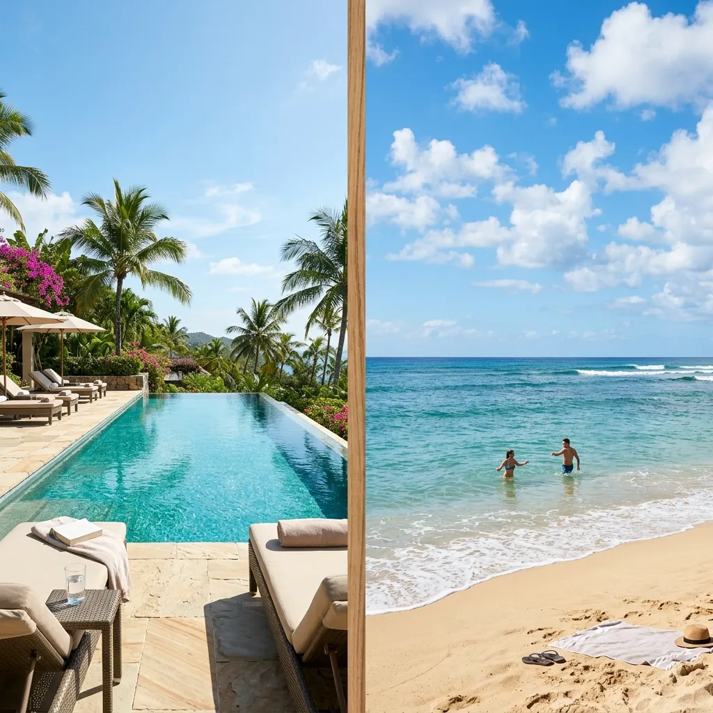 Private Pools vs. Ocean Swimming A Comparison